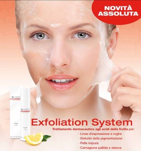 Trattamento exfoliation viso agli acidi della frutta